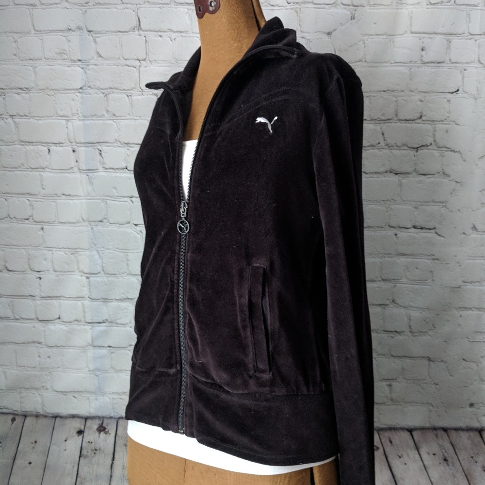 Puma velour track jacket